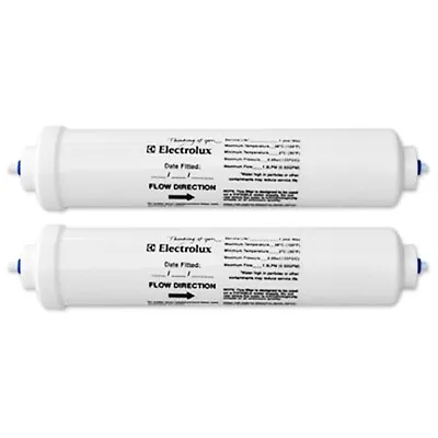 2 X Filters 1450970 GENUINE ELECTROLUXWESTINGHOUSE FRIDGE WATER FILTERS • $69