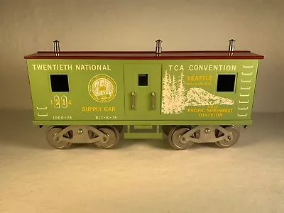 McCOY TRAINS 1000-74 TCA 20TH ANNIVERARY CONVENTION SUPPLY CAR SEATTLE OB • $69.95