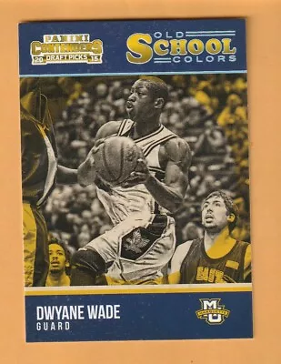 Dwyane Wade Marquette Warriors 2015-16 Contenders Draft Picks Old School #10 8Y • $3