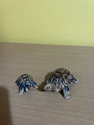 Wade Tortoise Turtle Porcelain Original Classic Figure Miniature Ornament X 2 • £7.99