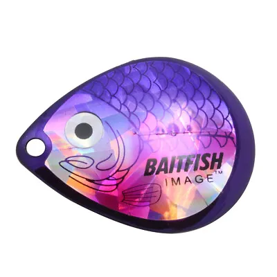 Northland Tackle Baitfish-Image Colorado Blade Size 3 - Cisco Purple 3 Per Pack • $3.59
