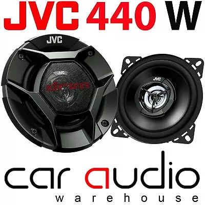 For Toyota Yaris 02-05 JVC 10cm 4 Inch 440 Watts 2 Way Front Dash Car Speakers • £22.99