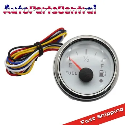 2  52MM Universal Gas Fuel Level Gauge Red LED For Marine Boat Car 240-33ohms US • $15.99