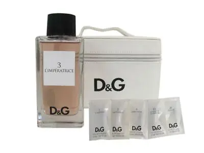 L' Imperatrice 3 Set 3.3 Oz EDT Spray + Case (Damaged) + Vials Dolce & Gabbana • $59.95