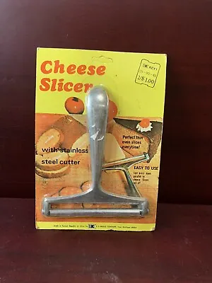 $11.99 • Buy Vintage Stainless Steel Cutter Cheese Slicer NOS Still In Package Key 1