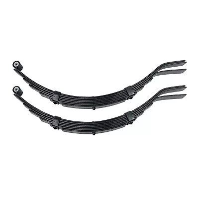 7 Leaf Slipper Spring And Eye Trailer Parts One Pair Black 1350kg Leaf Springs • $110