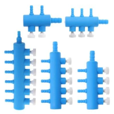 £3.24 • Buy Plastic Control Valve Aquarium 2/3/4/5/6 Way Connector For Fish Tank Air Pump
