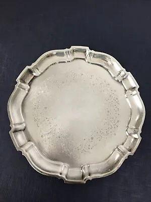 Vintage EPCA Bristol Silverplate By Poole #59 Footed Serving Etched • $24.95