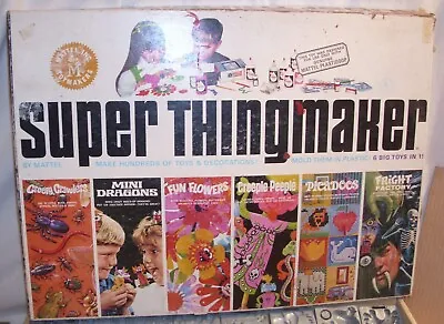 MATTEL SUPER THINGMAKER GIANT 6 BIG TOYS IN ONE SET BOXED 1960s SHARP • $124.99