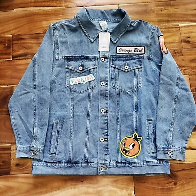 $95 • Buy Disney World Vault Collection 50 Denim Jacket Women's L New