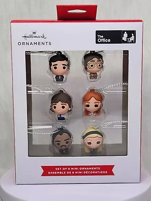 Hallmark Ornaments The Office TV Show/Sitcom Miniature Set Of 6 1-INCH ORNAMENT • $35