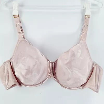 Fayreform Floral Beige Soft Cup Bra Wide Band Underwire Size 18D • $29.98