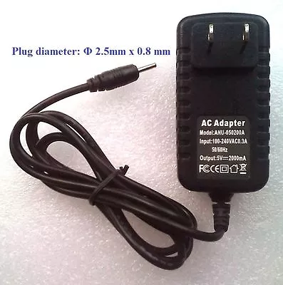 5V 2A 2.5mm Adapter Charger For Kocaso M756 M9300 9200 M1066 M1070 Series Tablet • $9.45