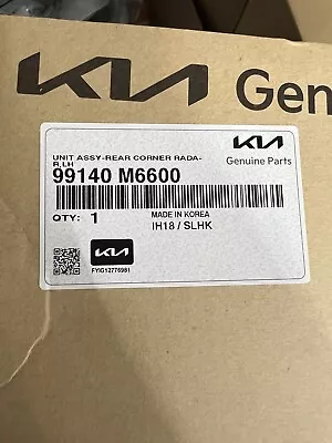 Kia Genuine 99140-m6600 Rear Corner Radar Lh • $120