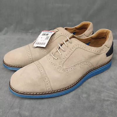 $39.99 • Buy NEW Zara Man Denim Couture Mens Khaki Suede Sneakers Shoes Size EU 41 US 8 Blue