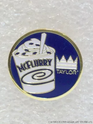 McDonald's Lapel Pin Mcflurry Crew Pinback Taylor Ice Cream Employee Badge Vtg • $16.84