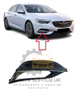 New For Vauxhall Insignia B 2017-2020 Fog Light Grille Cover With Chrome Right • £33.59