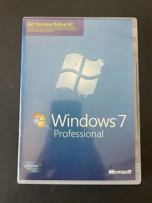 $28 • Buy Microsoft Windows 7 Professional 32 Bit And 64 Bit Disks With Key