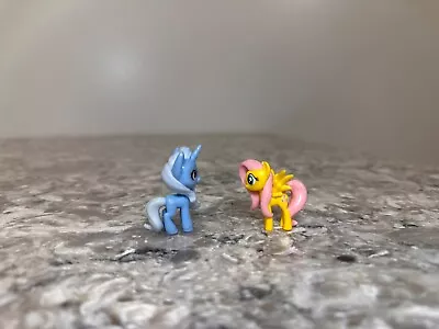 My Little Pony Fluttershy & Trixie Lulamoon Set 1.5  Mini's G4 • $14.50