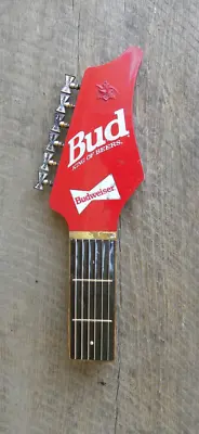 Vintage Budweiser Bud King Of Beers 10  Electric Guitar Draft Beer Tap Handle • $34.95