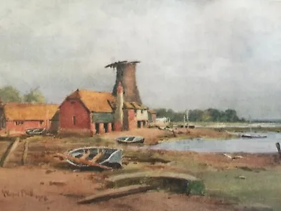 £4.50 • Buy Antique Print 1909 Langstone Harbour Hampshire From Wilfrid Ball Painting Art