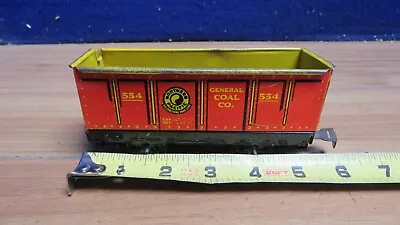 Marx Pre War Tin Litho Northern Pacific General Coal Co. 554 Hopper 622436 • $7