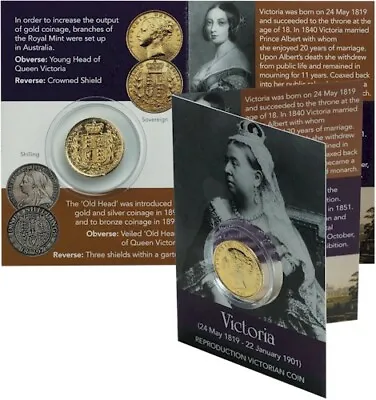 Queen Victoria Coin Pack - Gold Sovereign • £6.89
