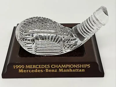 Mercedes Benz Golf Championships Manhattan Crystal Trophy Golf Club Head 1999 • $15