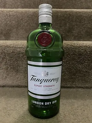 £0.99 • Buy Tanqueray London Dry Gin - Empty Green Glass Bottle - 1 Litre / 1000ml - 43.1%