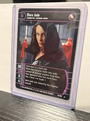 Star Wars Tcg Wotc Empire Strikes Back Mara Jade (a ) 44/210 Mint • $19.99