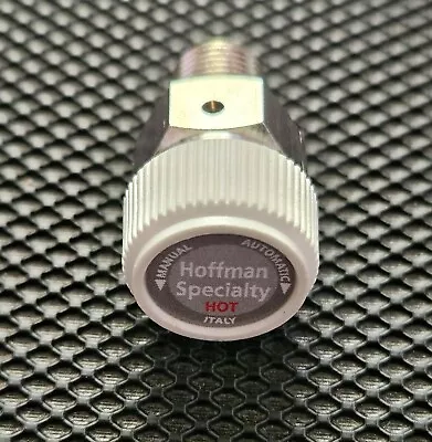 Hoffman 500/508 1/8  Straight Thumb Screw Bleeder Valve-Radiator-Water Or Steam  • $23.99