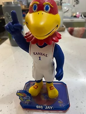 Kansas Jayhawks Mascot Bobblehead No Box Big Jay KU • $69.95