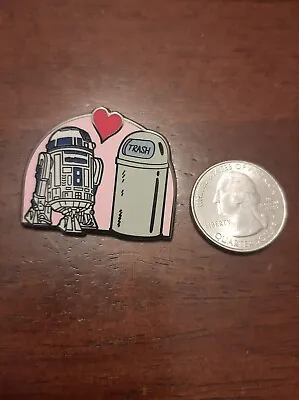 Star Wars R2D2 Trash Can Love Enamel Pin Exclusive • $50