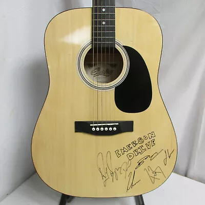 EMERSON DRIVE Signed Natural Finish Copley Model CA-804 Acoustic Guitar • $99.99