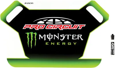 Pro Circuit Monster Energy Pit Board W/Marker 55146 • $51.83