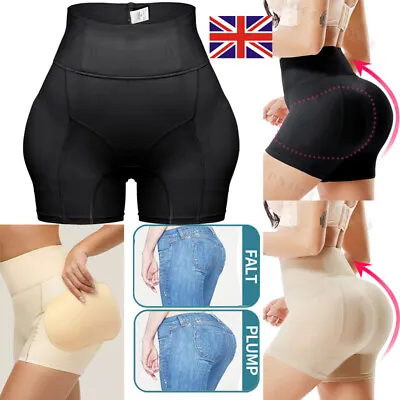 Women Pads Underwear Tummy Control Butt Lift Hip Enhancer Shaper Panty Knicker • £8.79