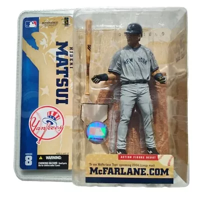 McFarlane HIDEKI MATSUI MLB Series 8 New York Yankees Action Figure Gray VTG NY • $4.99