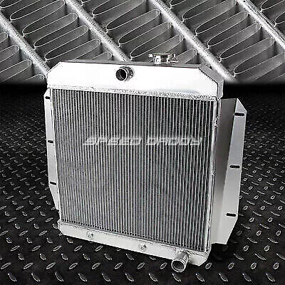 FOR 55-59 CHEVY/GMC 100/150 TRUCK PICKUP L6/V8 3-ROW ALUMINUM RACING RADIATOR • $135.88