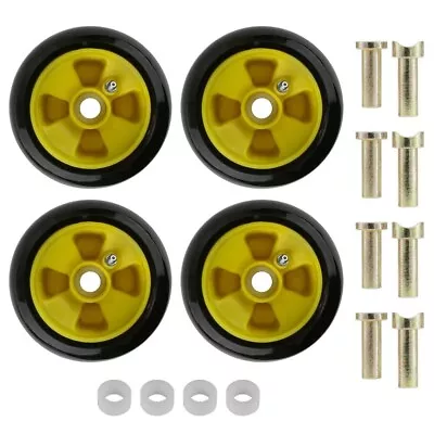 4 Deck Wheel Kit Fits John Deere 425 445 And 455 With 48  And 54  Decks AM125172 • $58.90