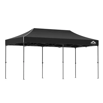 Instahut Gazebo Pop Up Marquee 3x6m Folding Tent Wedding Outdoor Camping Cano... • $195.72