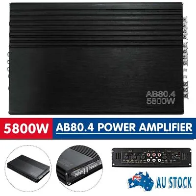 4 Channel Car Power Amplifier Stereo Audio Super Bass Subwoofer Amp 5800W E1N0 • $76.02