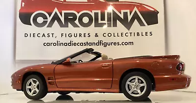 1:18 ROAD SIGNATURE 2002 Firebird Trans Am Convertible CopperON Tan MA# 918 • $79.99