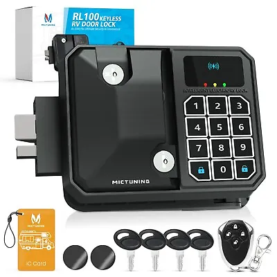 MICTUNING Keyless RV Door Lock Wireless Entry Keypad NFC RV Latch Lock Fo Camper • $115.59