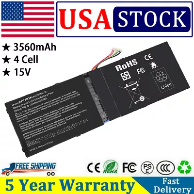 AP13B3K Battery For Acer Aspire R7-571G R7-572 R7-572G V5-552G AP13B8K Notebook • $24.39