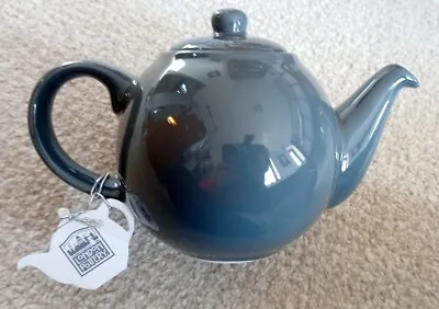 Small Granite Grey London Pottery Globe Teapot • £12.50