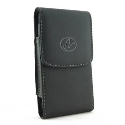 CASE BELT CLIP LEATHER HOLSTER COVER POUCH VERTICAL CARRY PROTECTIVE For PHONES • $13.71