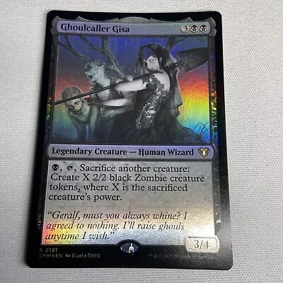 MTG - Ghoulcaller Gisa - Rare FOIL - Commander Masters • $5.99