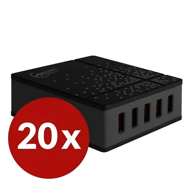 20Pcs Lot ARCTIC Smart Charger 8000 Multiple USB Desktop Fast Charger 5-Port USB • $49