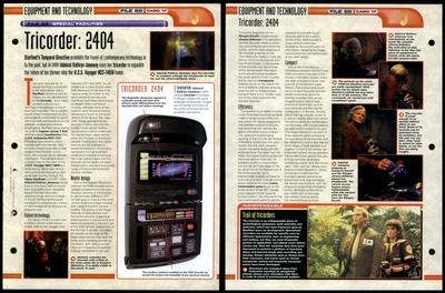 £1.49 • Buy Tricorder: 2404 - Special Facilities - Star Trek Fact File Page