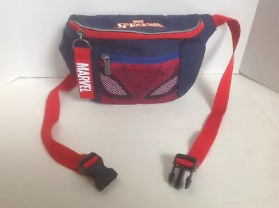 Marvel SPIDERMAN Waist Fanny Pack Belt Bag ~ Travel ~ VGC • $17.50